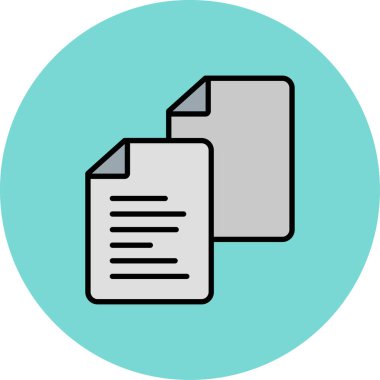 vektör illüstrasyonu, dosya simgesi