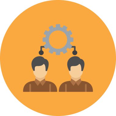 İnsan simgesinin vektör illüstrasyonu