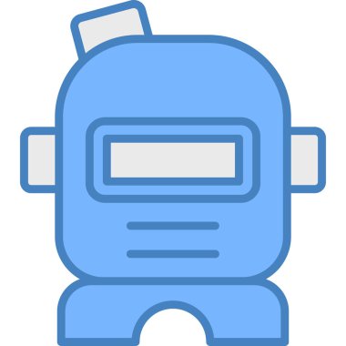 Robot simgesi, vektör çizimi