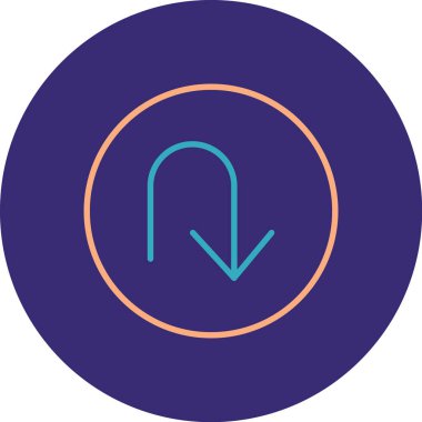 ok simgesinin vektör illüstrasyonu