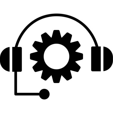 Dişli kulaklık simgesiyle