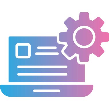 seo modern simgesinin vektör illüstrasyonu