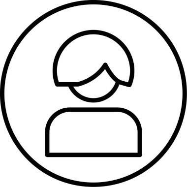 avatar simgesi vektör illüstrasyonu