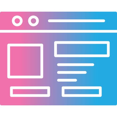 seo modern simgesinin vektör illüstrasyonu