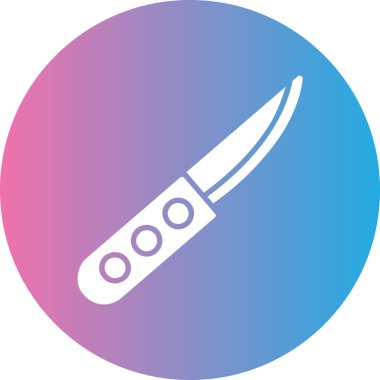 Bıçak. Web simgesi basit illüstrasyon