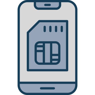 cep telefonu simgesi. vektör illüstrasyonu