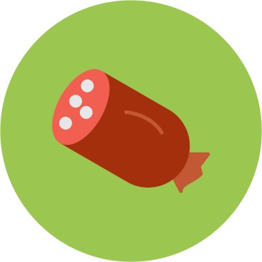 Modern yiyecek simgesinin vektör çizimi