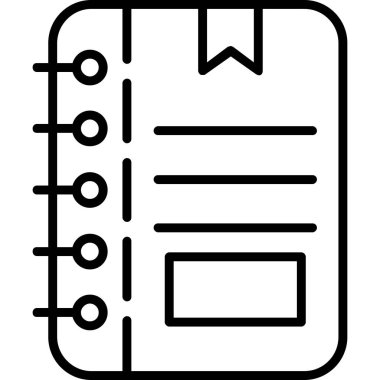 Kontrol listesi web simgesi, vektör, illüstrasyon