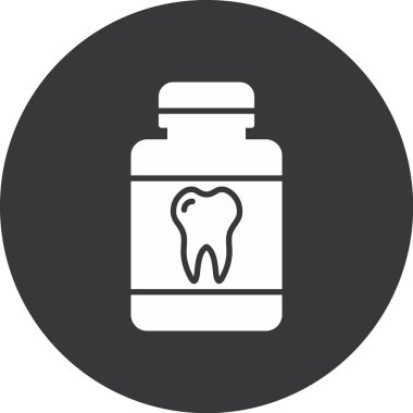 Diş. Web simgesi basit illüstrasyon