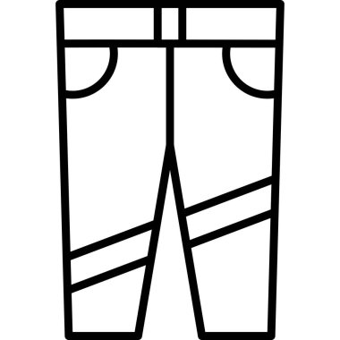 Pantolon pantolon ikonu