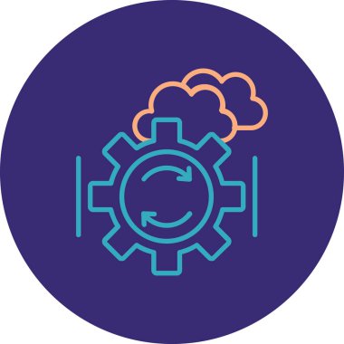 seo modern simgesinin vektör illüstrasyonu