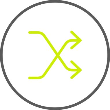 Ok. Web simgesi basit illüstrasyon