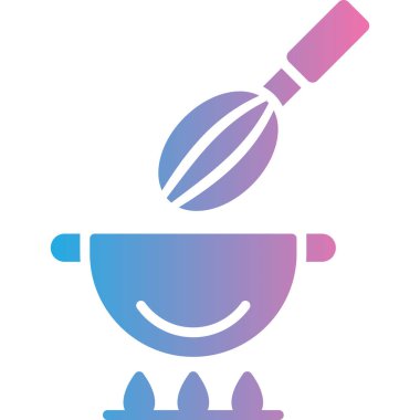 Bir kaşık kahvenin vektör çizimi