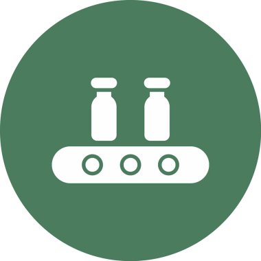 Tıp şişe simge vektör çizim