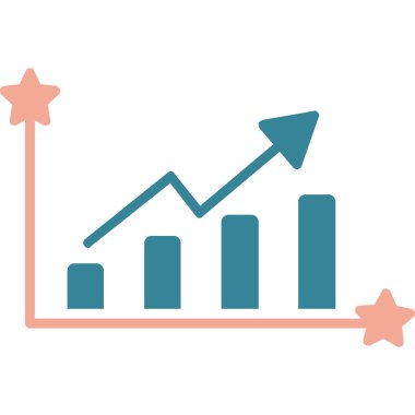 büyüme vektörü ince çizgi simgesi