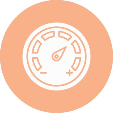 Modern saat simgesinin vektör illüstrasyonu