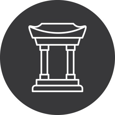 sütun vektör çizim