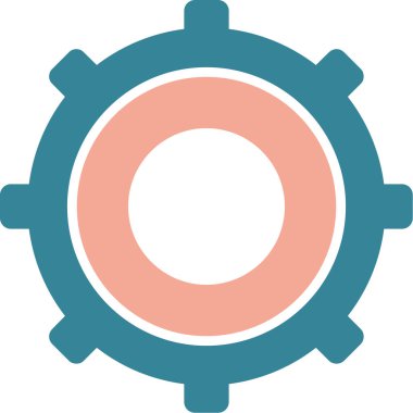 dişli simgesi vektör illüstrasyonu