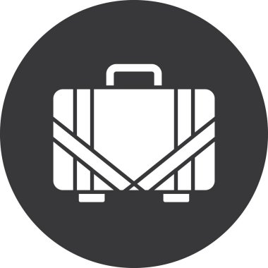 evrak çantası ikonu vektör illüstrasyonu