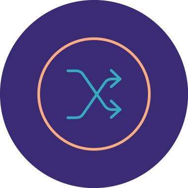 ok simgesi vektör illüstrasyonu