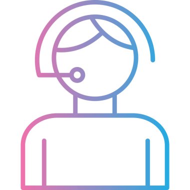 İnsan simgesinin vektör illüstrasyonu