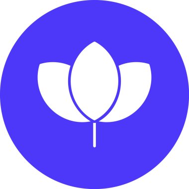 Yaprak ikonu vektör illüstrasyonu