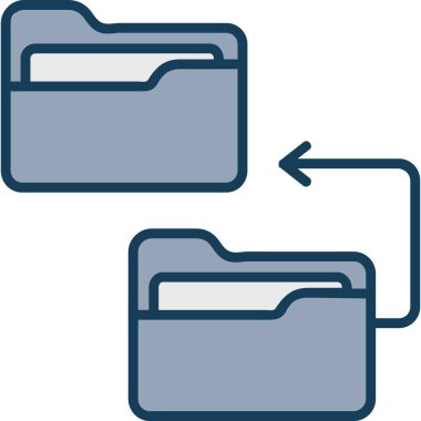 Dosya. Web simgesi basit illüstrasyon