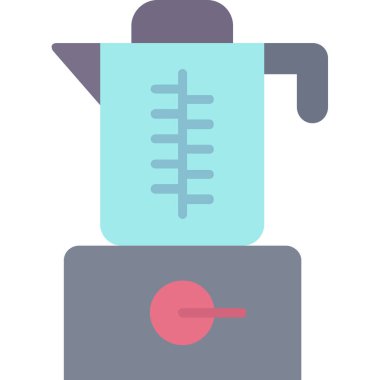 Mutfak ikonunu düz bir şekilde pişirmek