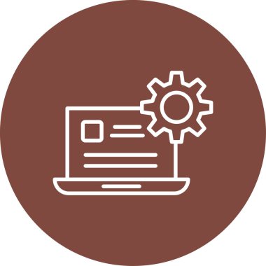 Web simgesi, vektör illüstrasyonu