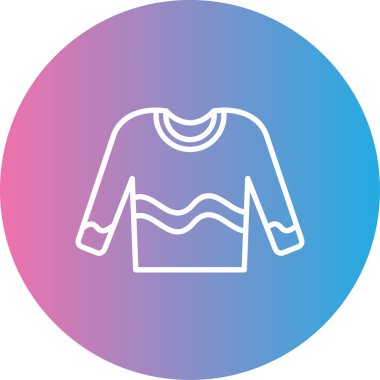 Süveter. Web simgesi basit illüstrasyon