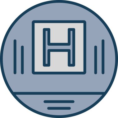 Bir b eksikliği simgesinin vektör çizimi