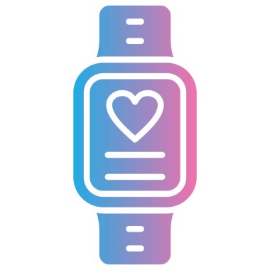 akıllı saat vektör simgesi modern illüstrasyon tasarımı