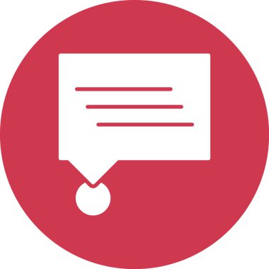 Belge. Web simgesi basit illüstrasyon