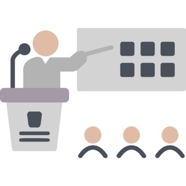 izleyici vektörü simgesi, modern biçim