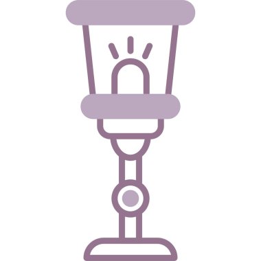 Modern lamba simgesinin vektör illüstrasyonu