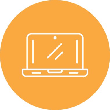 Bilgisayar simgesinin vektör illüstrasyonu