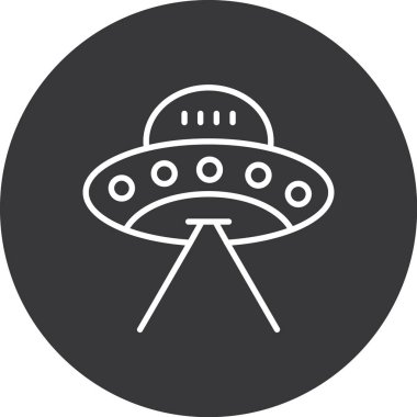 ufo. Web simgesi basit tasarım