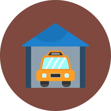 Bina. Web simgesi basit tasarım