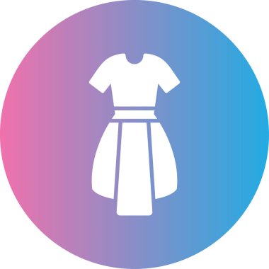 Kıyafetler. Web simgesi basit illüstrasyon