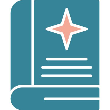 belge simgesi vektör çizimi izole edildi