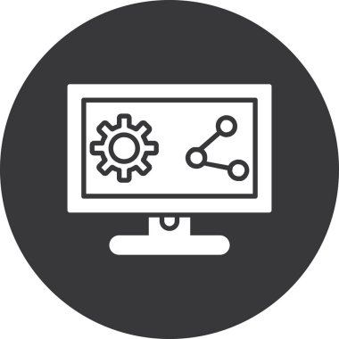 Web tasarım ikonu vektör illüstrasyonu