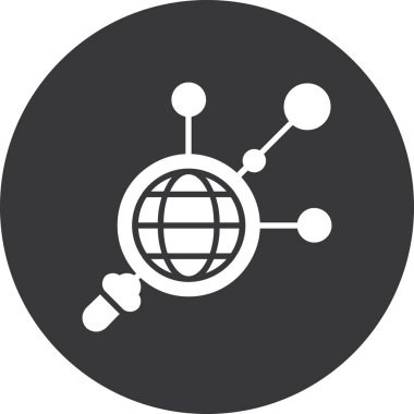 seo modern simgesinin vektör illüstrasyonu