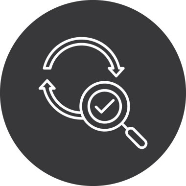 Kolayca değiştirebilen ya da düzenleyebilen Büyüteç Vektör simgesi