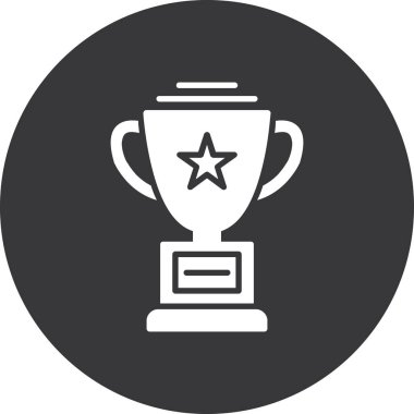 kupa simgesi vektör illüstrasyonu