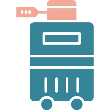 Gıda simgesinin vektör illüstrasyonu