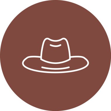 Şapka. Web simgesi basit illüstrasyon