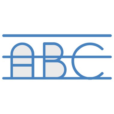 b harfinin vektör illüstrasyonu