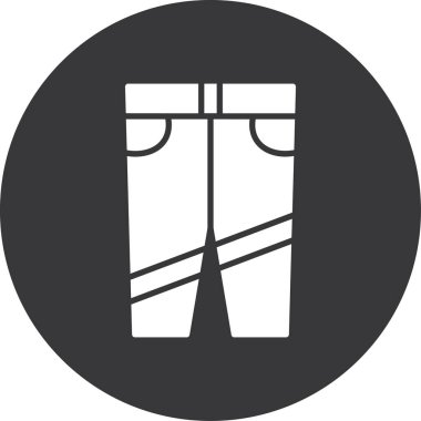 Kıyafetler. Web simgesi basit illüstrasyon