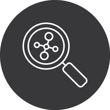 Arama simgesinin vektör illüstrasyonu