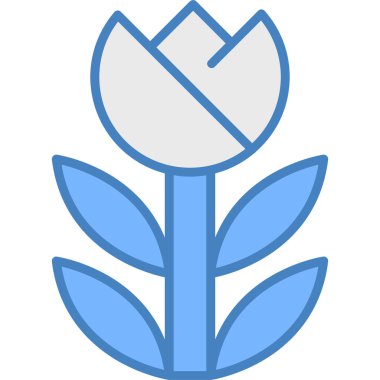 tulip flower. web icon